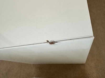 Photo of free 2 white bedside cabinets (Burton green) #3