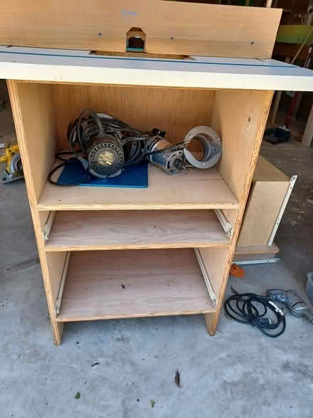 Photo of free Carpenter's router table and router (Golf & Waukegan) #1