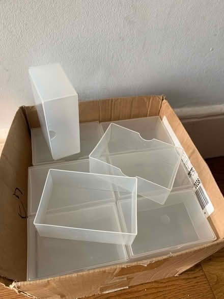 Photo of free Small plastic boxes (Chiswick W4) #1