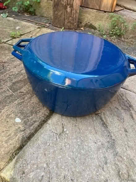 Photo of free Cast iron/enamel cooking pot (Malvern Link WR14) #1