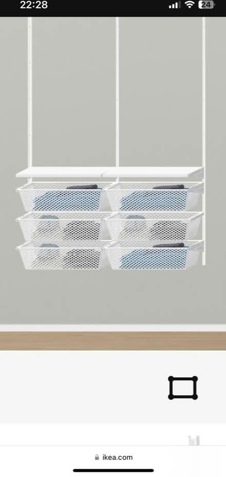 Photo of free Ikea wall mounted wire baskets (Norwich centre) #1