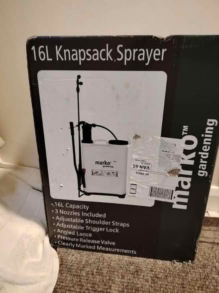 Photo of free Brand New Knapsack Sprayer (Bickley BR1) #1