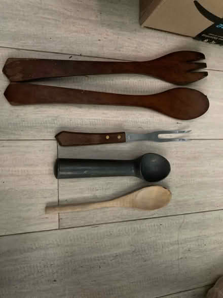 Photo of free Used serv. Spoon, scoop, utensils (Albany near Santa Fe Ave) #1