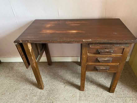 Photo of free Small wooden desk (Dundrum) #2