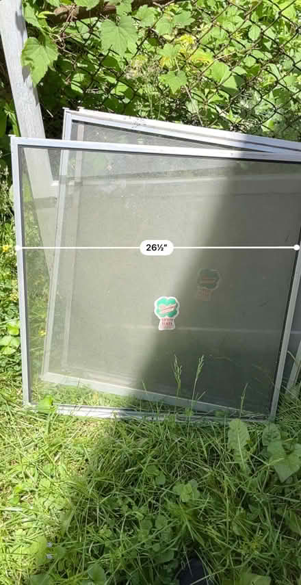 Photo of free Aluminum storm door frame (20910) #2
