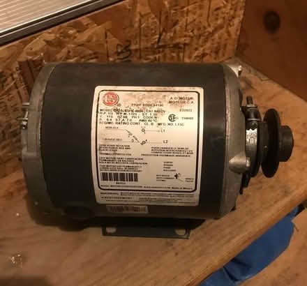 Photo of free 1/3 Horsepower Electric Motor (Findlay Creek) #2