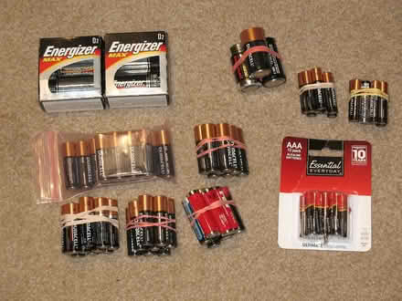 Photo of free Misc household batteries (West side of Redwood City) #1