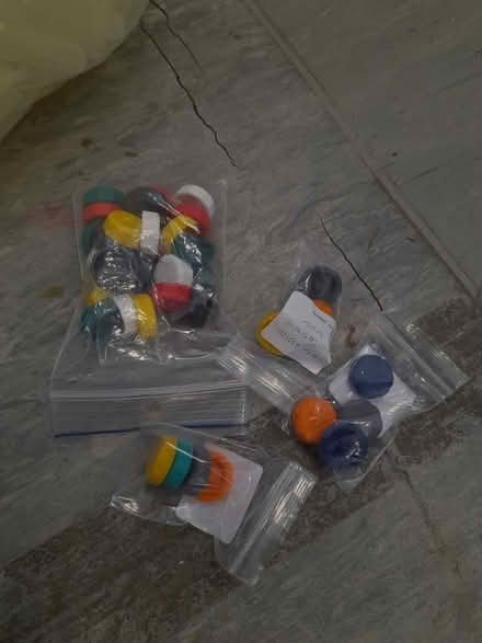 Photo of free Plastic things- tubes, caps, metal basket - art project? (Newington EH9) #3