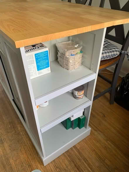 Photo of free Kitchen Island with Two Chairs (Burnaby) #3