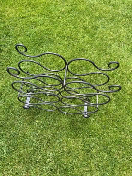 Photo of free Metal wine rack (Sharnbrook) #2