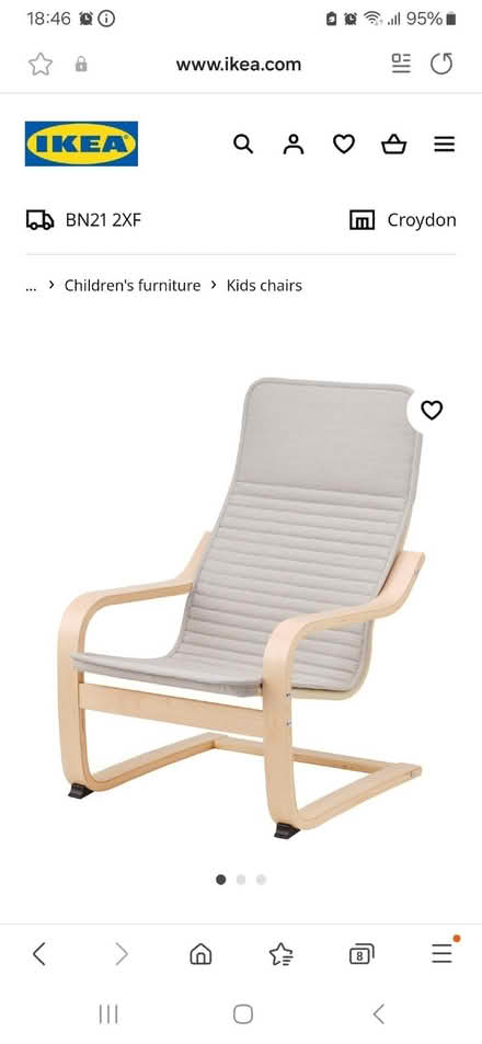 Photo of Child's chair (Stone Cross BN23) #1