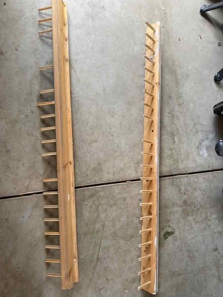 Photo of free Vintage wood coat hangers (Centennial-Jordan & Parker Rds) #1