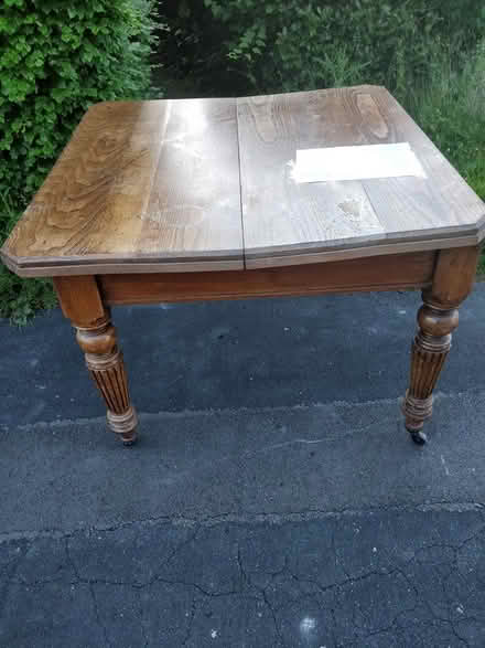 Photo of free sturdy wooden table, oak (near Addenbrookes, CB1) #1