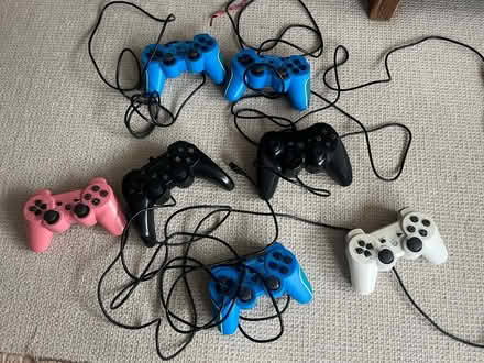 Photo of free Used PlayStation 3 controllers (7) (Alton, Hants) #1