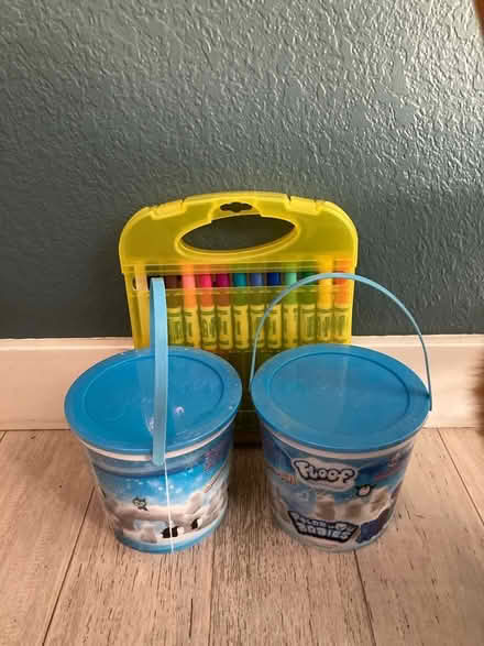 Photo of free Used kids art supplies (Albany near Santa Fe Ave) #1