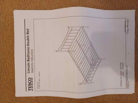 Photo of free Double bed frame (Eaton Socon PE19) #1