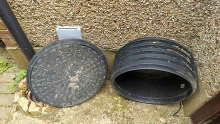 Photo of free Drain cylinder and cover (KT20) #1