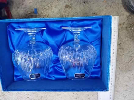 Photo of free Crystal Brandy glasses X 6 (Dinnington NE13) #3