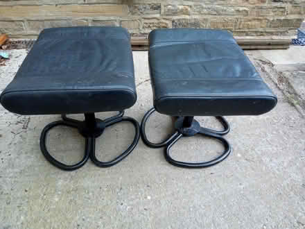 Photo of free Faux Leather footstools (Allerton BD15) #1