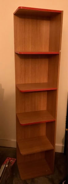 Photo of free Tall corner bookshelf (UB2) #1