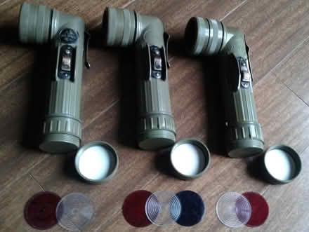 Photo of free 3 Vintage Military Flashlights (Mooney's Bay) #4
