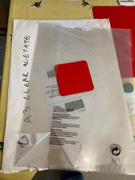 Photo of free A 3 clear printable acetate sheet 5 sheets (Leegomery TF1) #1