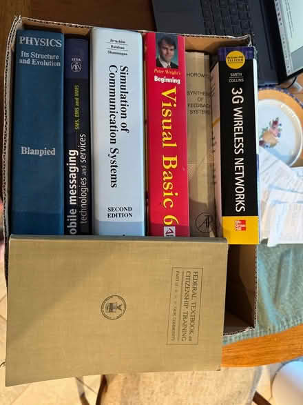 Photo of free 7 old computer books (Morris Township) #1