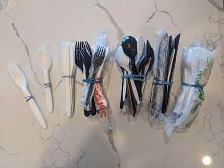 Photo of free Assorted plastic utensils (San Mateo Knolls) #1