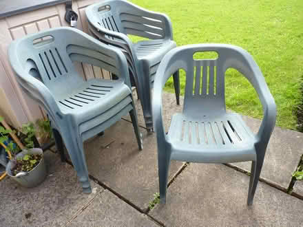 Photo of free Green garden chairs (Stockport SK4) #1