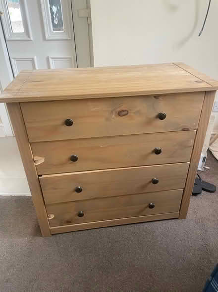 Photo of free Wooden drawers - chipped (PR2 (PR2 (PR2 (Fulwood)) #1