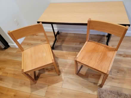 Photo of free Table + 2 chairs (19133)