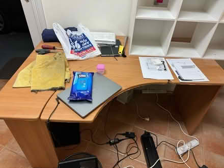 Photo of free Large Desk. Timber colour (Bayside) #1