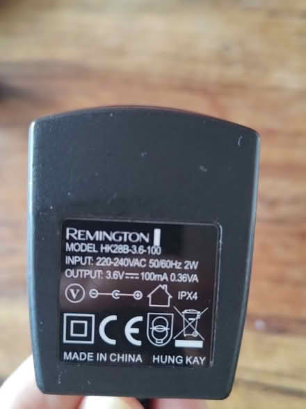 Photo of free Remington (3.6v) charger (Westbourne Park W11) #2