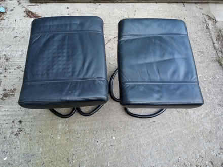 Photo of free Faux Leather footstools (Allerton BD15) #2