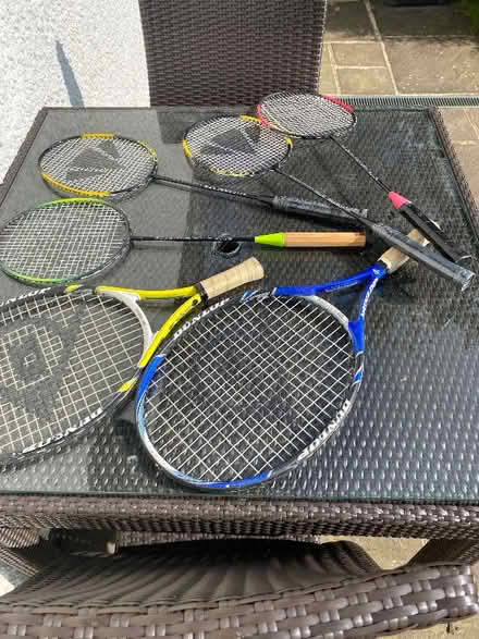 Photo of free Tennis and badminton racquets (Harrogate HG2) #1
