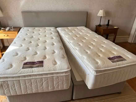 Photo of free 2 single beds/ zip to superking (Dun Laoghaire) #1