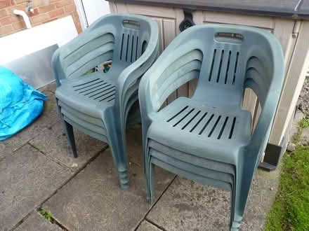 Photo of free Green garden chairs (Stockport SK4) #2