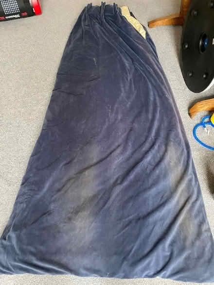 Photo of free Large Faux Velvet Curtain (Lansdown) #1