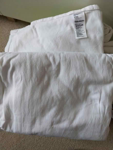Photo of free 2 flat king sheets, brushed cotton (Danderhall EH22) #2
