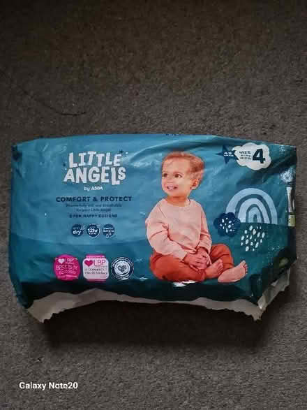 Photo of free ASDA little Angels Nappy Size 4(9-14kg (Central Reading RG1) #1