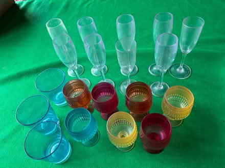 Photo of free Plastic picnic glasses (Henley-on-Thames RG9) #1