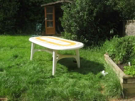 Photo of free Large garden table (Fords Farm RG31) #2