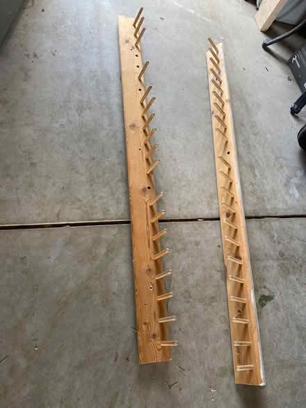 Photo of free Vintage wood coat hangers (Centennial-Jordan & Parker Rds) #2