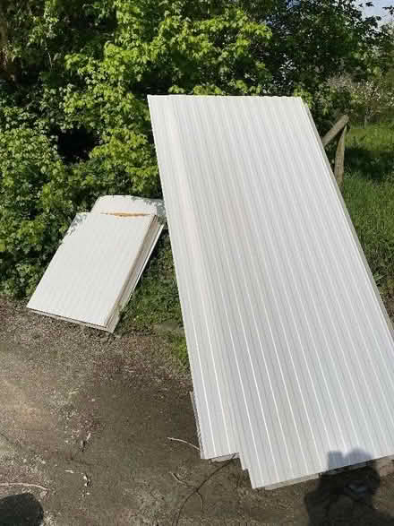 Photo of free Insulated tin Cladco roof sheets (Burrington EX37) #1