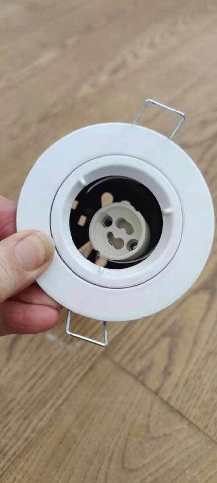 Photo of free 6x Downlighters fittings, no bulbs (Kennington near park) #2
