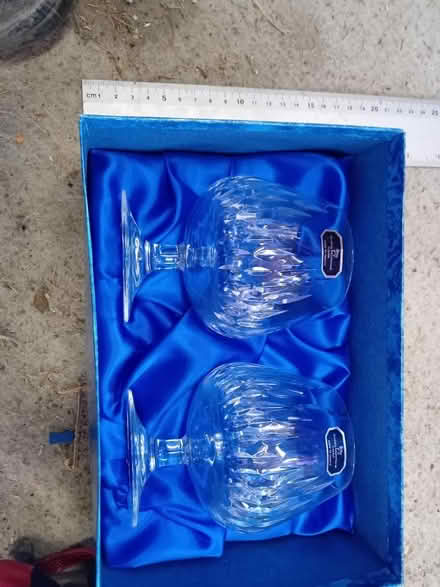 Photo of free Crystal Brandy glasses X 6 (Dinnington NE13) #2