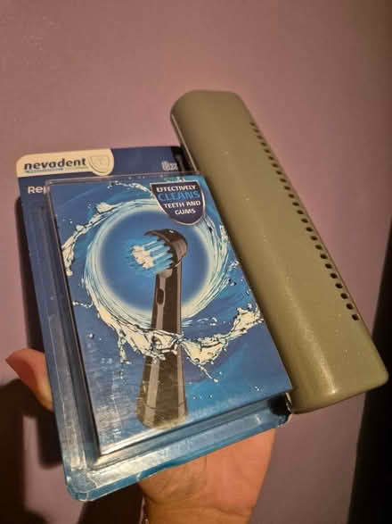 Photo of free Nevadent Brush heads & case (Slough SL1) #1