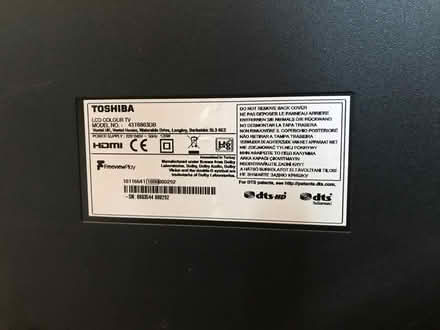 Photo of free Toshiba 38"tv (Brockton much wenlock TF13) #2