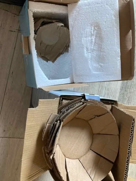Photo of free Boxes for moving ceramic bowls (Albany near Santa Fe Ave) #1
