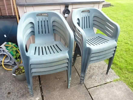 Photo of free Green garden chairs (Stockport SK4) #3